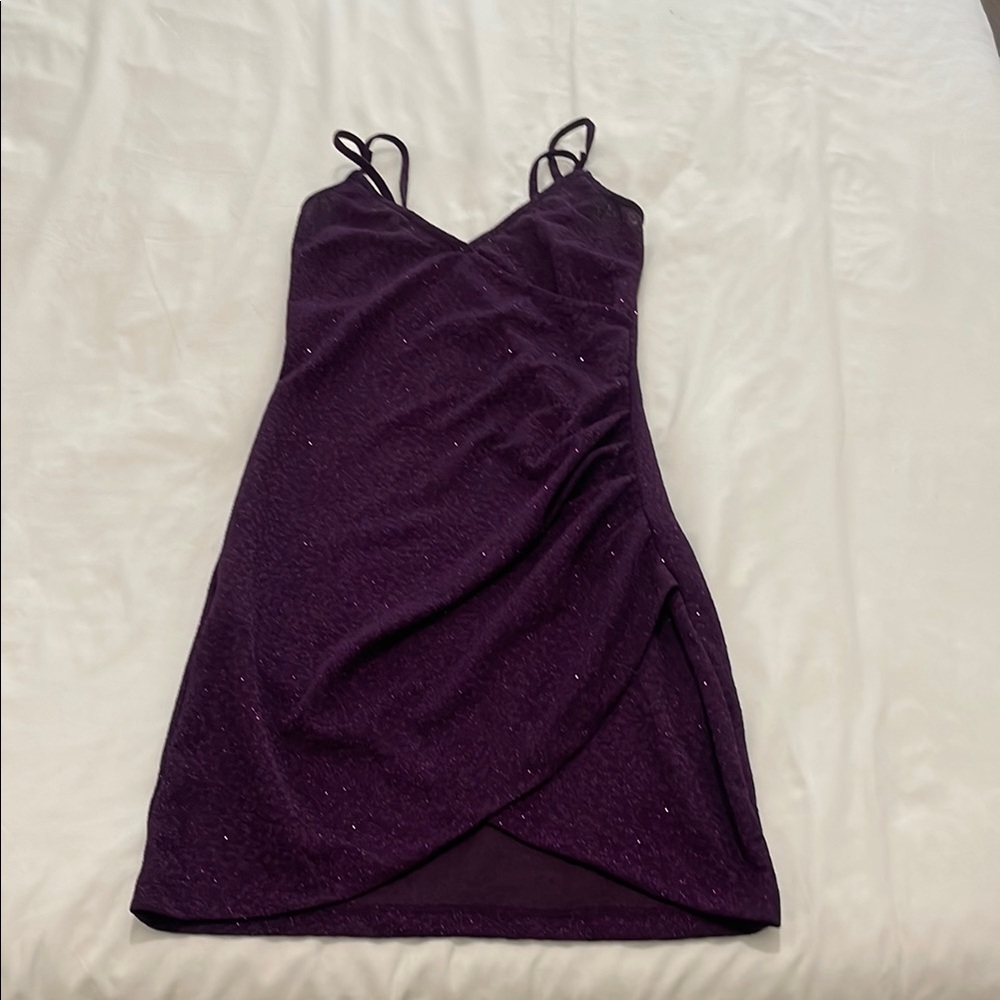 Elegant Purple Women's Dress